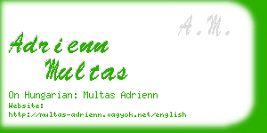 adrienn multas business card